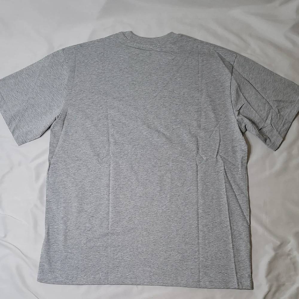 Gucci Cotton Jersey T Shirt With Print In Grey Mélange